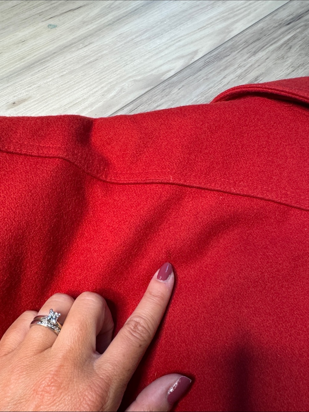 Vintage 80’s red bomber jacket - Picture 9 of 16